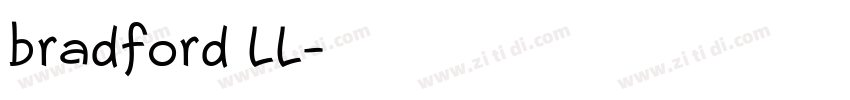 bradford LL字体转换